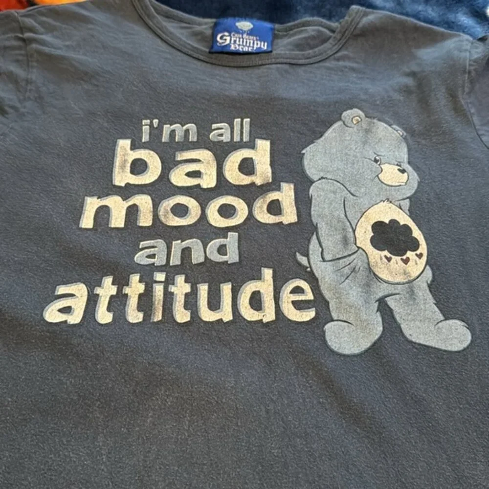 Y2K Care Bears Grumpy Bear Top - Picture 4 of 7